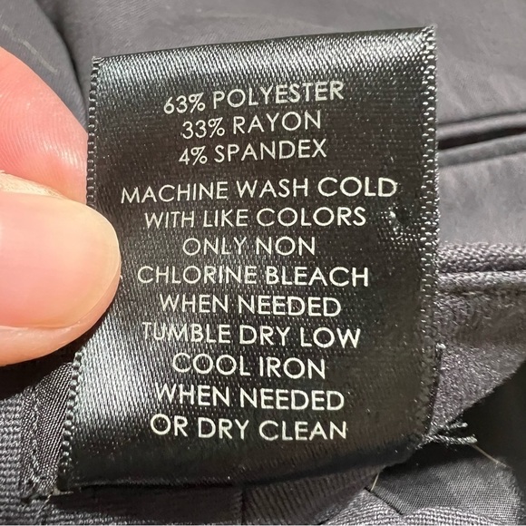 ANN TAYLOR Stretch Modern Grey Pant, Straight Leg, Size 8 - Picture 2 of 10